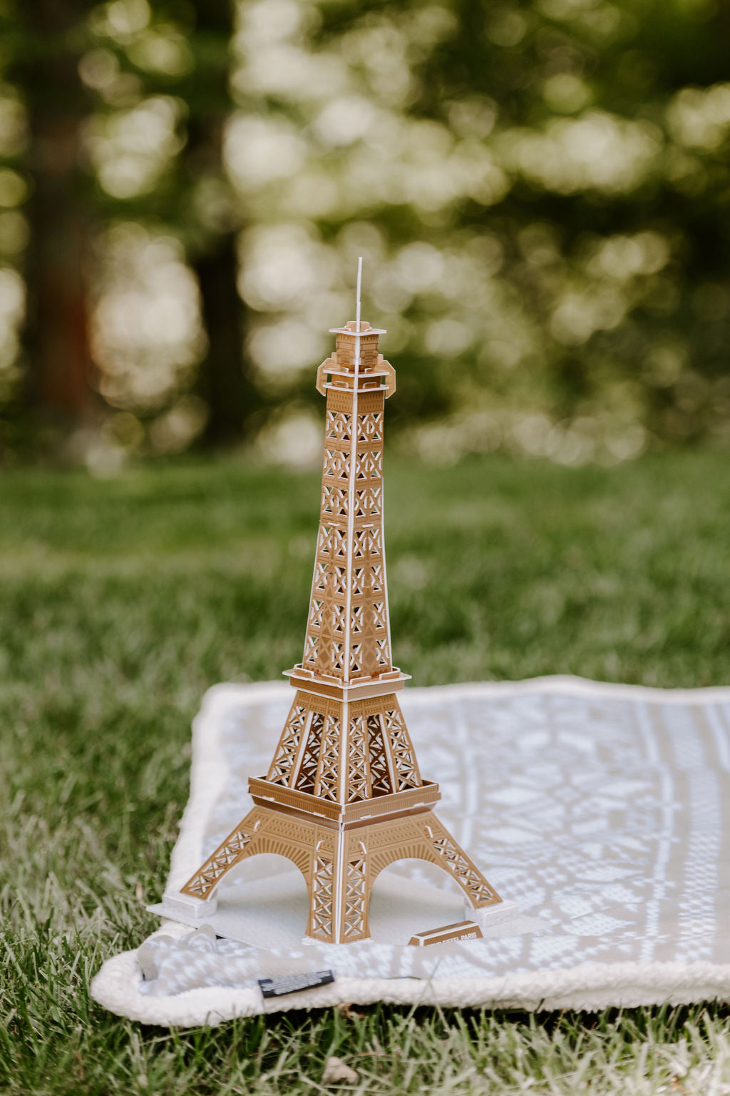 Little Learning Hands France Eiffel Tower 3D Puzzle | Eiffel Tower Architecture Model Building Kit